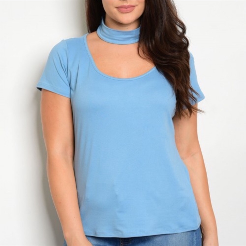 🙌BOGO🙌$9🙌PLUS SIZE CHOKER STYLE TOP - Picture 2 of 5